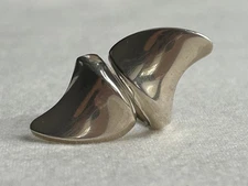 Georg Jensen Sterling Silver  Denmark Modernist Ring #194 Size 7