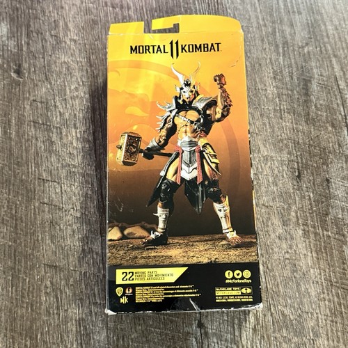 McFarlane Toys Mortal Kombat 11 Series 7 SHAO KHAN (Platinum Kahn) Figure NIB - Picture 3 of 4
