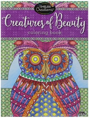 CRA-Z-Art Timeless Creations Adult Coloring Books: Creatures of Beauty Creat...