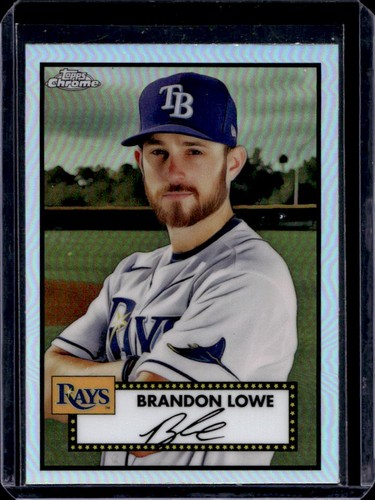 2021 Topps Chrome Platinum Brandon Lowe Refractor #326 Rays