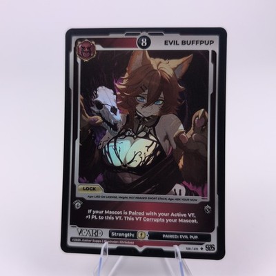 Gamersupps Vcard Divine Chaos Evil Buffpup 1st Edition Holo Power