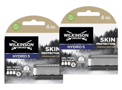 2x 4er Wilkinson Rasierklingen Hydro 5 Sword Protection Premium Edition Klingen