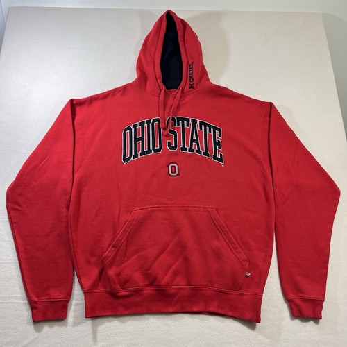 The Ohio State University Buckeyes Men’s 2XL Embroidered Hoodie Red Pocket NCAA