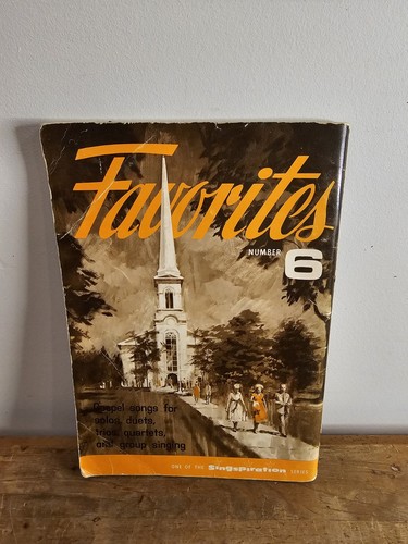Favorites Volume Six 1966 Gospel Songs, Solos, Duets, Trios Vintage Song Book - Foto 2 di 4