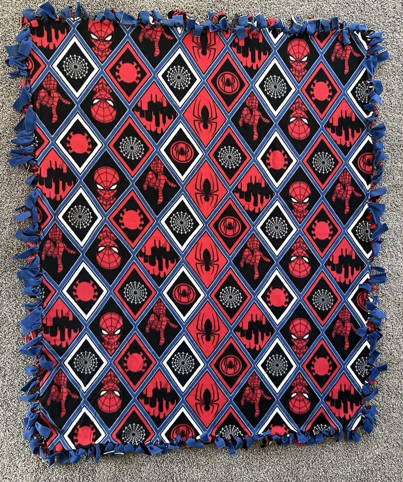 Manta/regalo polar artesanal Spider-Man de doble cara Marvel’s nueva con etiquetas Foto 3 de 4