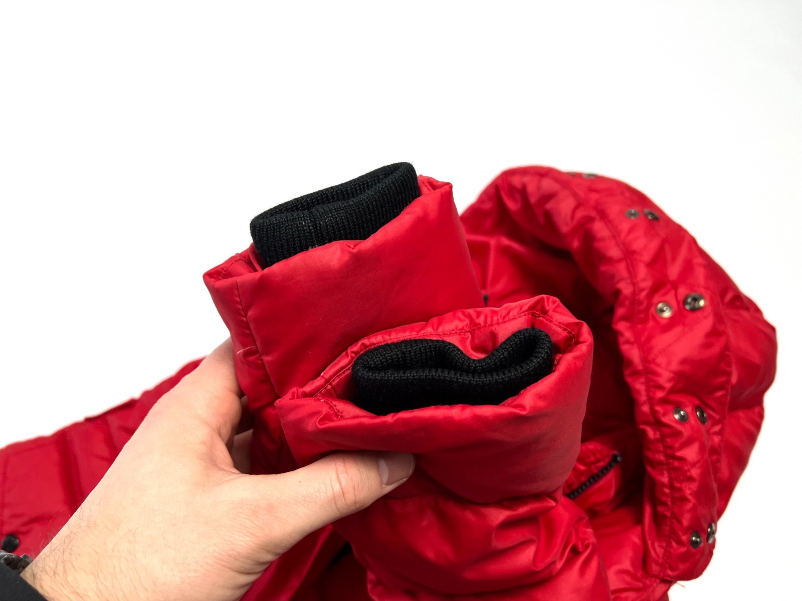 Auth Girls Moncler Hooded Down Red Parka Puffer Coat Jacket - 10 years 140 cm thumbnail 7