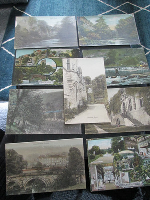 9 Postkarten Derbyshire. Haddon Hall, Dovedale, Dave Dale, Matlock Bath, Balover