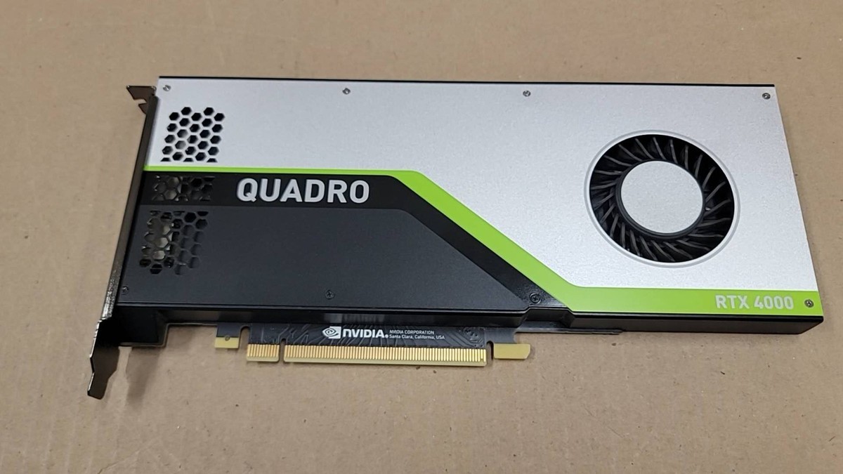 Nvidia Quadro RTX 4000 8GB GDDR6 Graphics Card P/N: 5V10W72863 | eBay