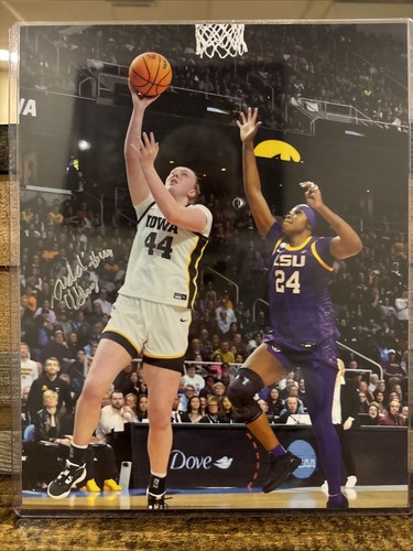 ADDISON O'GRADY signiertes 8 x 10 Foto IOWA HAWKEYES Frauen Basketball