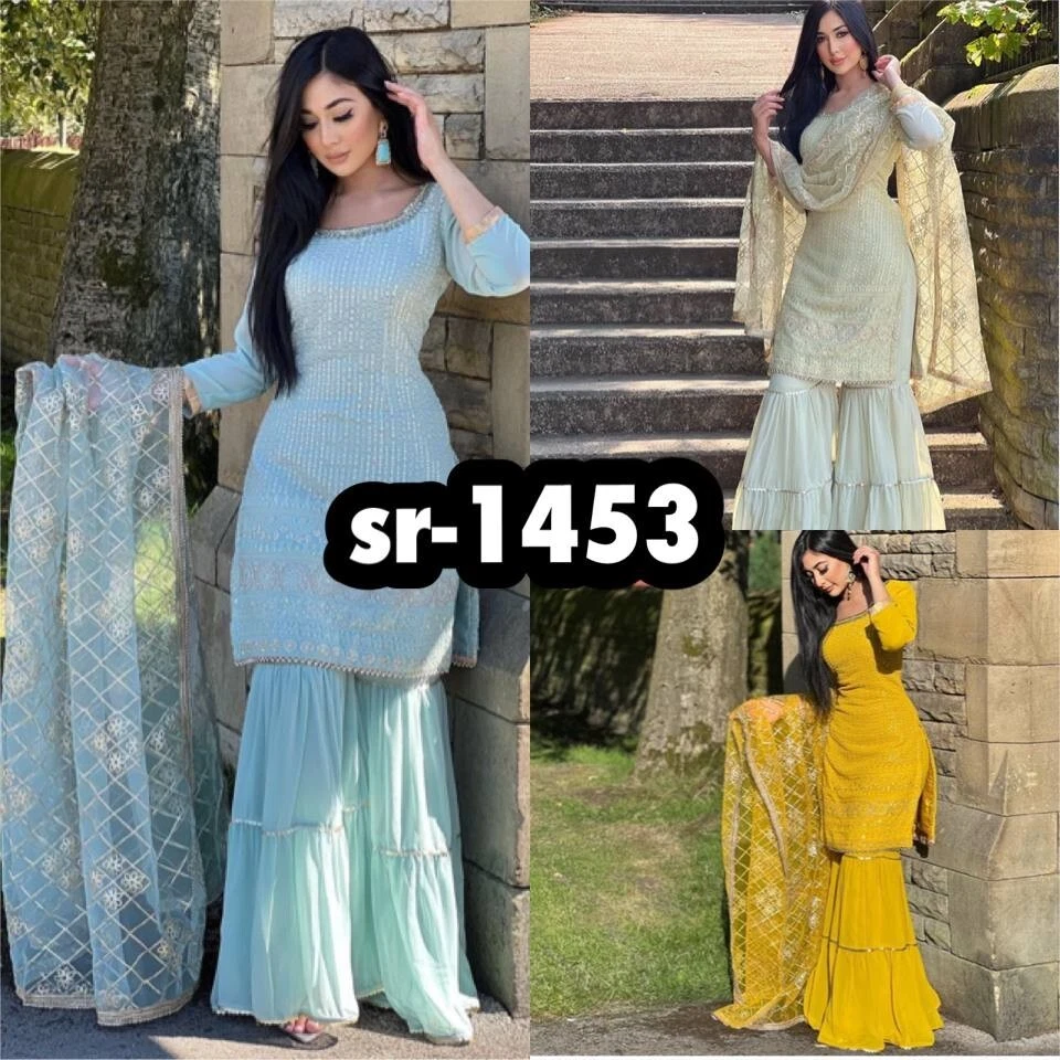 Sky blue shop ethnic dress
