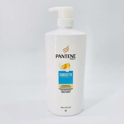 Pantene Pro-V Smooth & Sleek Shampoo Fights Frizz For 48 Hours 25 fl oz