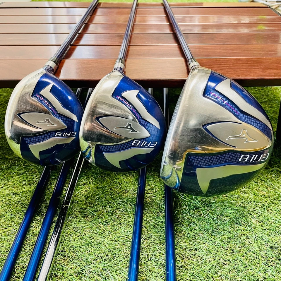 Women Mizuno Fullset Efil8 1w 5w 5ut EURUS Iron 79PS 8pics L Flex Golf  Ladies - Image 3 of 4