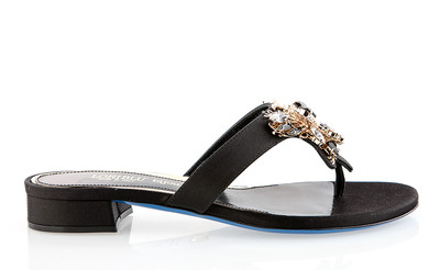 Authentic Loriblu Leather Italian Designer Sandals Black New Sizes 6,7 