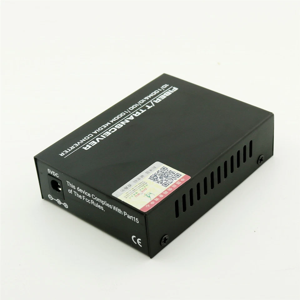 1pc Optical Media Converter RJ45 Single Mode Duplex Fiber SC Port Converter 25KM - Image 3 of 4