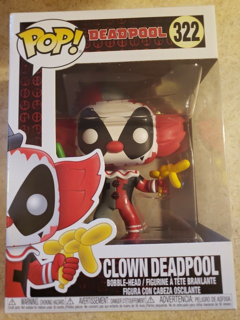 Funko Pop Marvel Clown Deadpool #322 Fp20 for sale online | eBay