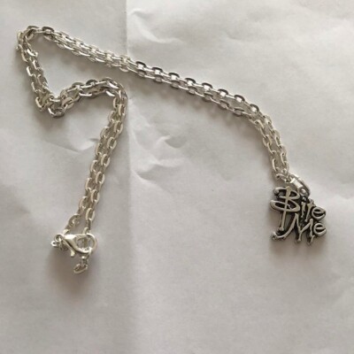 Buffy Vampire BITE ME Necklace