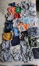 Mixed Lot 39 Items of Kids Baby Boy Clothes 0 TO 3 Months Nike Garanimals,etc