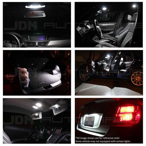 8x Bulb White Interior LED Lights Package Fits Honda Civic 2006-2012 Sedan Coupe - Picture 4 of 12