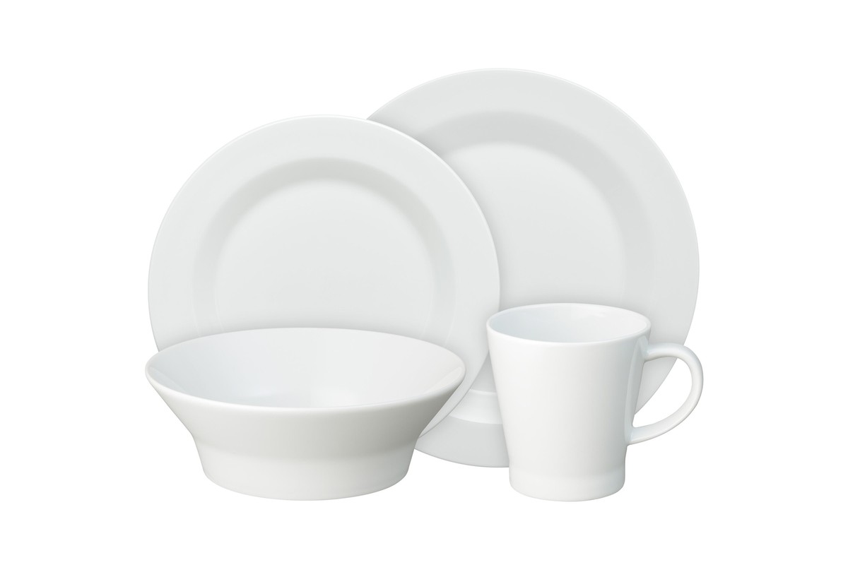 Reactive Glaze Dining Set Tesco Dinner Sets Sale 18pc White Rim