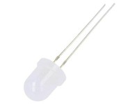 2X OSW44K8132A Led 8Mm Kaltweiß 12000-14400Mcd 30° Front: GewöLbt Optosupply