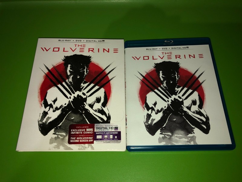 The Wolverine Blu-ray DVD Set LIKE NEW with Slip Case