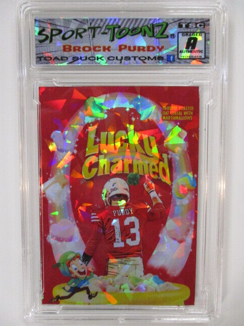 ビンテージNFL 2024 Cereal Box San Francisco Ice Refractor SP/200 NFL Football