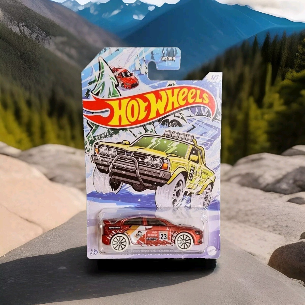 レセルボディ HOT WHEELS 🛞.. 2008 LANCER EVOLUTION.. WINTER RELEASE
