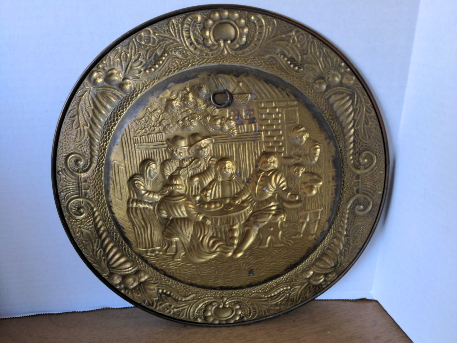 2 x Pair Vintage Brass Plate Wall Hanging Pub Irish Tavern 14.25" eBay