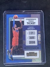 2021-22 Contenders Darius Bazley /75 Conference Finals Ticket Thunder No. 7