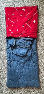 American Girl Youth Denim Sleeping Bag 76” Long