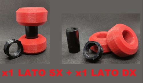 KIT EXTREME SILENT BLOCK BRACCIO OSCILLANTE ANT. FIAT PANDA 141-4X4 DAL1980-2002 - Foto 3 di 11