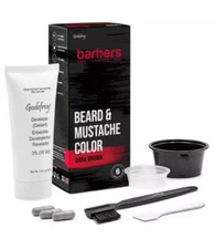 Godefroy Barber's Choice Beard Color 2 Application Kit Natural Black