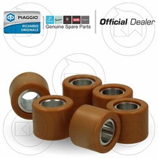 6 RULLI VARIATORE ORIGINALE PIAGGIO LIBERTY 4T 50 2000 2001 2002