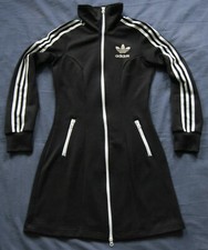 Adidas Jacke Mantel Kleid Longjacke Vintage Tunikakleid Maxi 36 38 S M