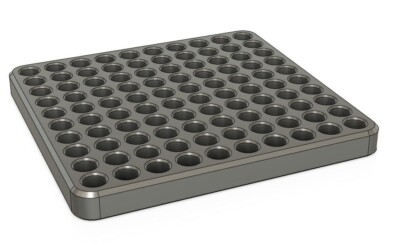338 Lapua Reloading Bullet Tray Blocks Flat Type 606 Holds 50 Rounds RMD3D