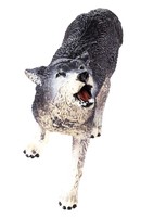Safari Wolf Bundle With Gray & Black Wolves - Realistic Hand Painted Toy Fig Safari Wolf Bundle With Gray & Black Wolves - Realistic Hand Painted Toy Fig