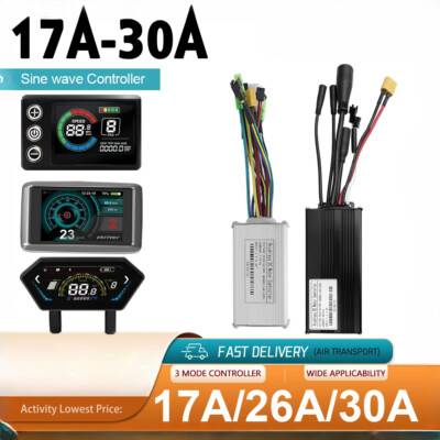Ebike Three Mode 17/26/30A Sinewave Controller SM/WP Plug with Learning Function