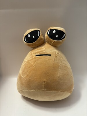 My Pet Alien Baby Pou Plush Brown Toy Plushie Stuffed Animal