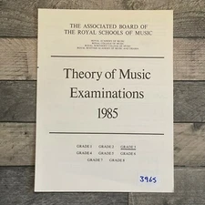 ABRSM Theory of Music Examinations Grade 3 from 1985 Sheet Music 