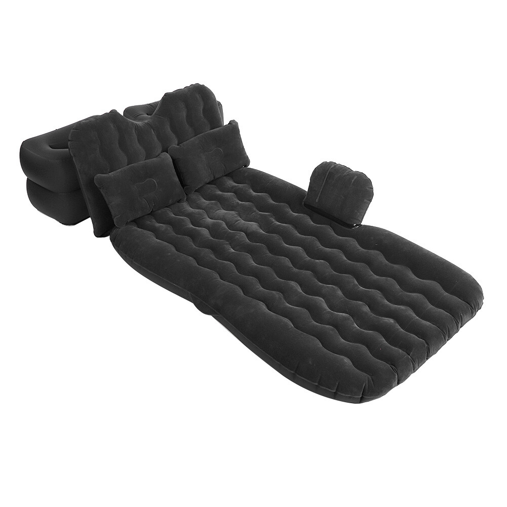 Single Flocked Camping Airbed Inflatable Mattress Blow Up Car Back Seat Air Bed eBay