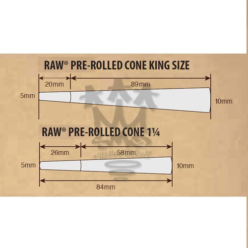 RAW Classic Cones Mega Pack 32 Cones - Pre Rolled Rolling Papers - Bulk Buy - Picture 5 of 6