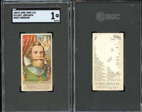 1888 N76 Duke #42 Captain John Smith — SGC 1