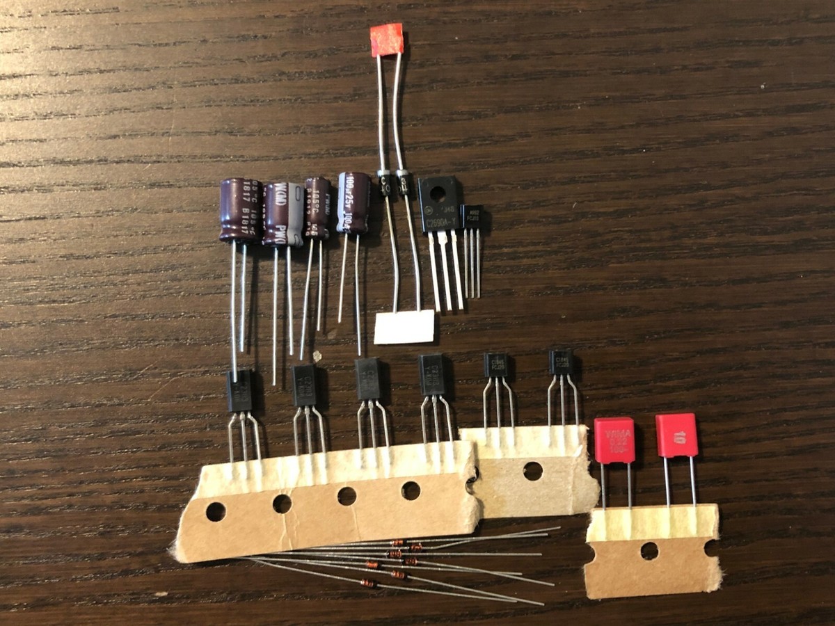 Pioneer SX-727 Power Supply & Protection Recap Kit Capacitor
