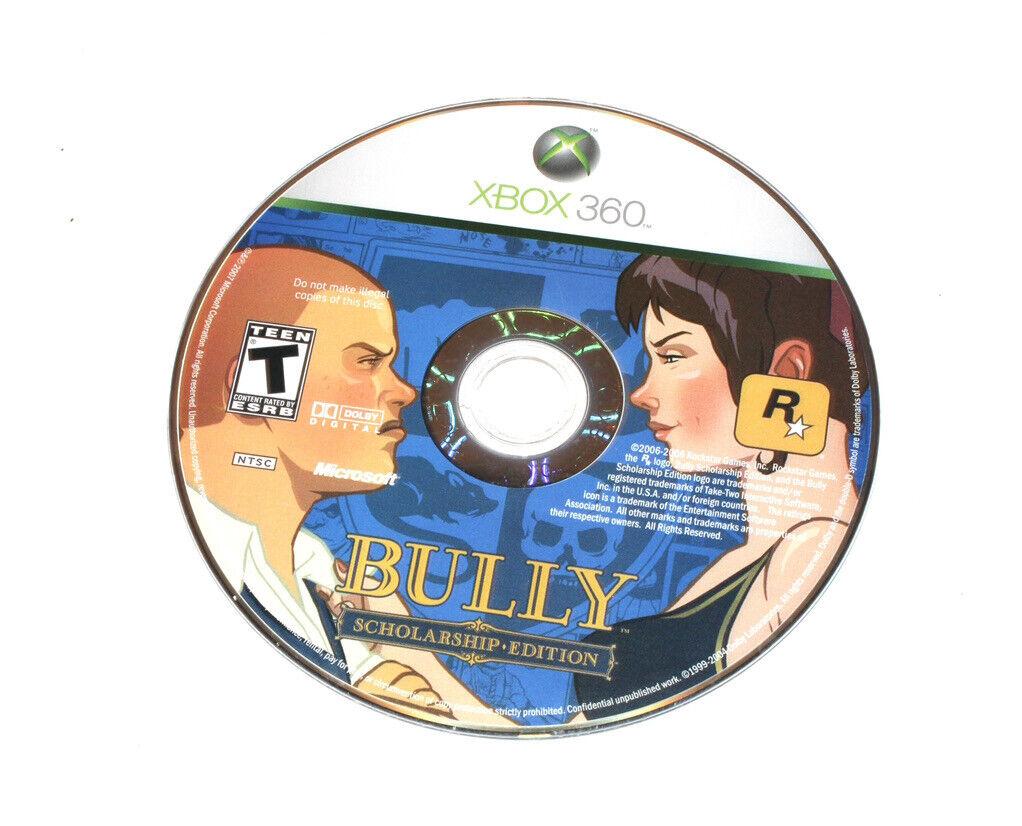 Bully Scholarship Edition (Microsoft Xbox 360, 2008) DISC Bully Scholarship Edition (Microsoft Xbox 360, 2008) DISC