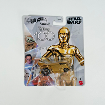 Hot Wheels Disney 100 Character Cars Stars Wars R2D2 & C3PO ~ New