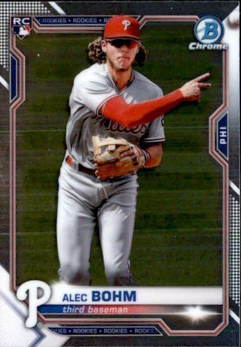 Alec Bohm 2021 Bowman Chrome Rookie Card #94