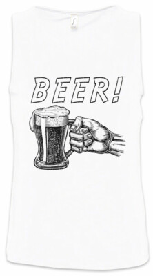 Beer! Herren Tank Top Fun Alcohol Beer Get Drunk Party Hangover Brewer Wasted