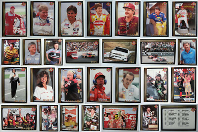 1992 Maxx Nascar Racing Black Cards Complete Your Set U Pick From List 54-298