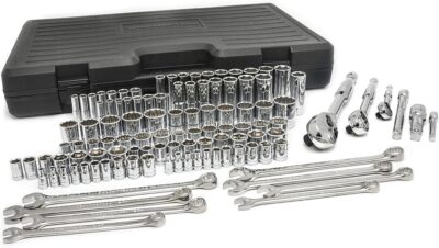 GEARWRENCH 110 Pc. 1/4'', 3/8'' & 1/2'' Drive 6 & 12 Pt. One Size, Multi 