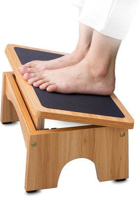 Adjustable Foot Rest Under Desk, Ergonomic 3-Level Stool for Home and Office